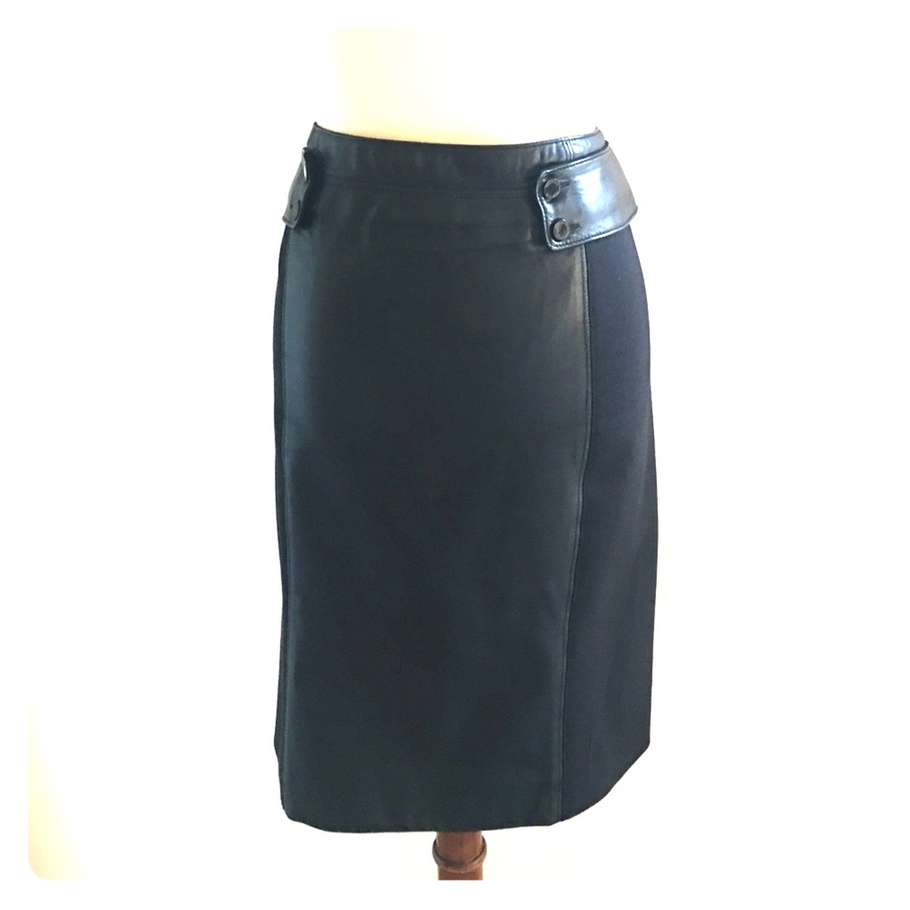 Tory Burch black leather skirt!